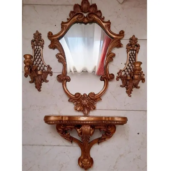 آینه و کنسول و شمعدان طرح بهار - 3