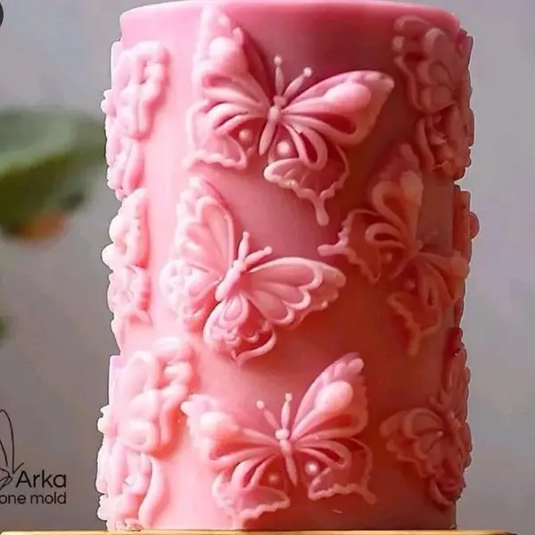 قالب شمع مدل استوانه پروانه - - 4