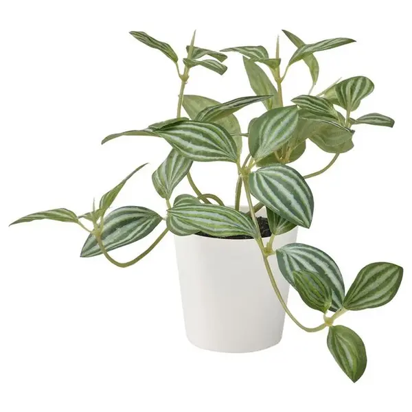 گلدان و گل مصنوعی ایکیا مدل 20395331 - FEJKA بسته 3 عددی - 2