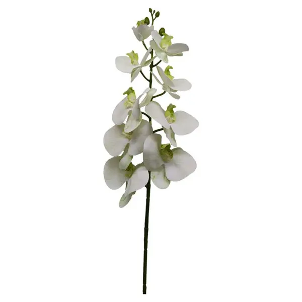 گل مصنوعی مدل شاخه ارکیده لمسی چرمی 9 گل - 2