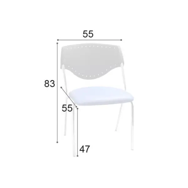 صندلی رستورانی ثابت راحتیران مدل C540P - 2