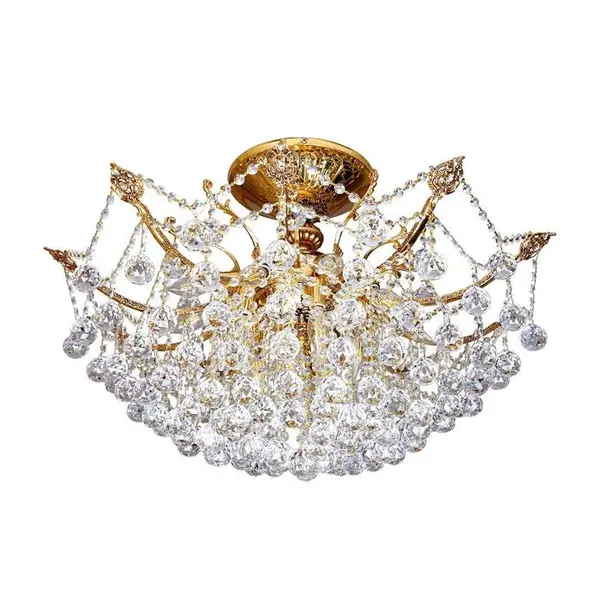 لوستر کریستالی چشمه نور ۱۵ شعله کد H2646/10 - 2