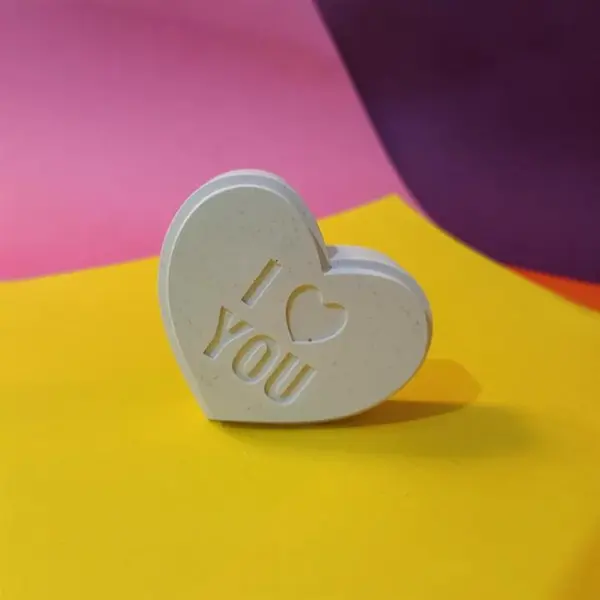 قالب شمع مدل قلب I LOVE YOU - - 3