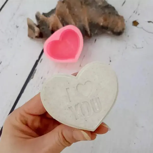قالب شمع مدل قلب I LOVE YOU - - 4