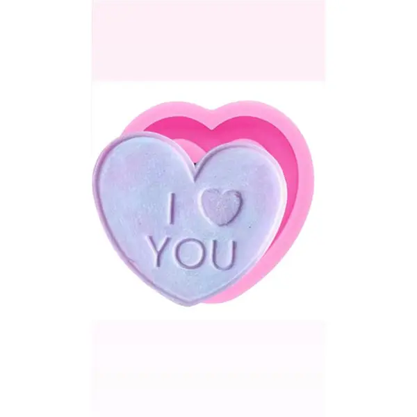 قالب شمع مدل قلب I LOVE YOU - - 5