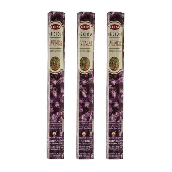 عود شاخه ای رایحه Lavender اسطوخودوس برند هم Hem - 6