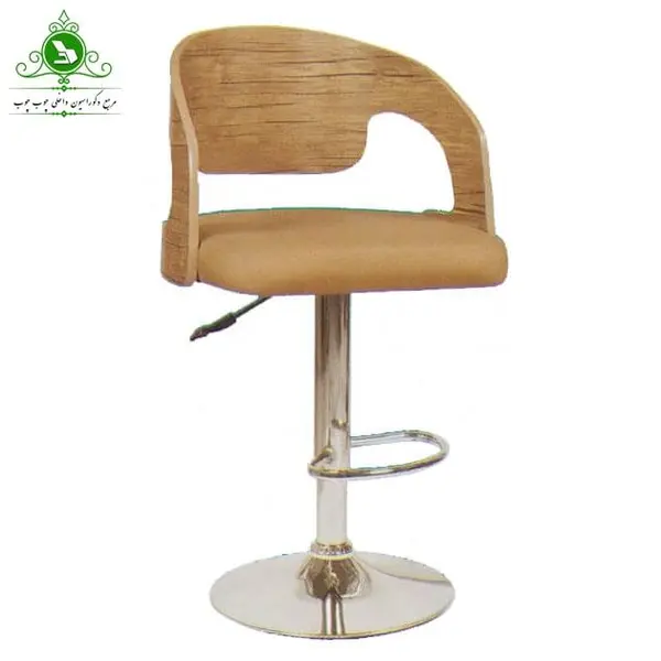 صندلی اپن مدل چوبی گرد - 3