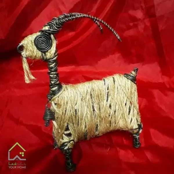 مجسمه  مفتولی طرح بز - 2