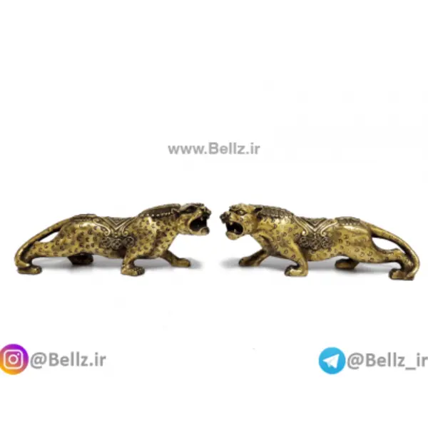 مجسمه ببر برنزی - 3