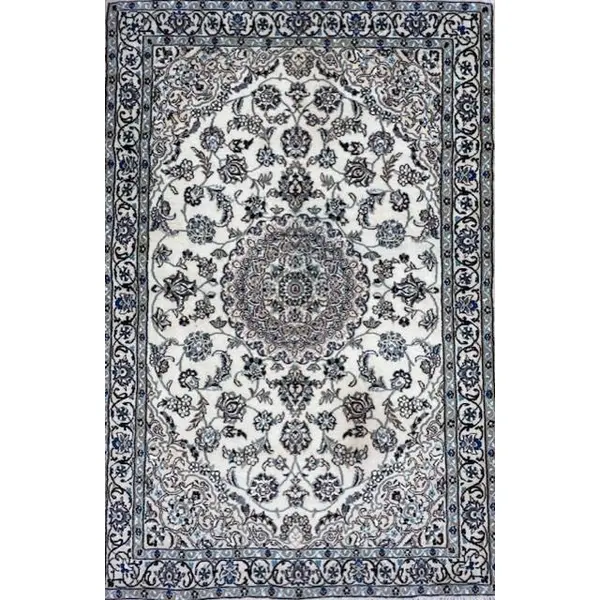فرش دستباف نایین إیران (قالیچه ٢ متری طرح اخوان) - 2
