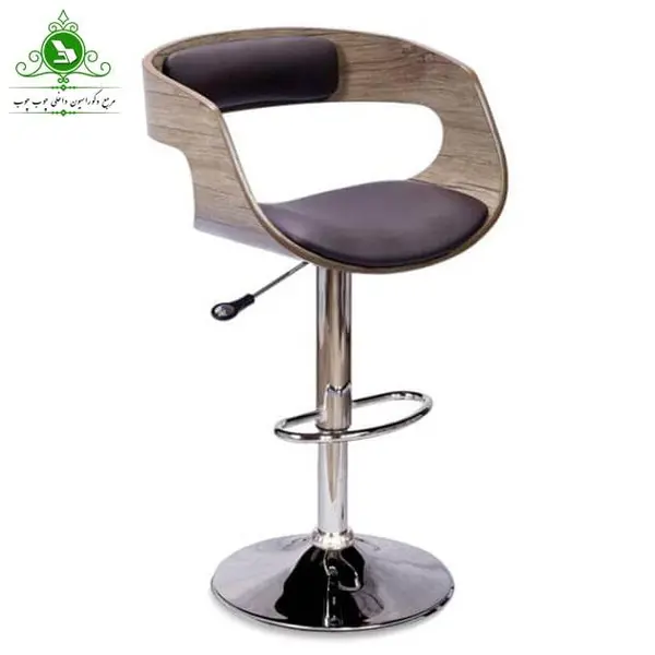 صندلی اپن مدل چوبی گرد - 6