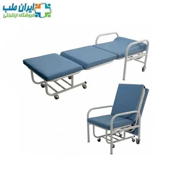 صندلی همراه تاشو کنار تخت بیمار کد 000 - 4