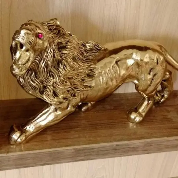 مجسمه برنزی طرح شیر کد 020030045 - 4