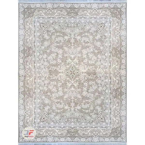 فرش 1200 شانه کاشان گل برجسته نقشه آرمان - 2