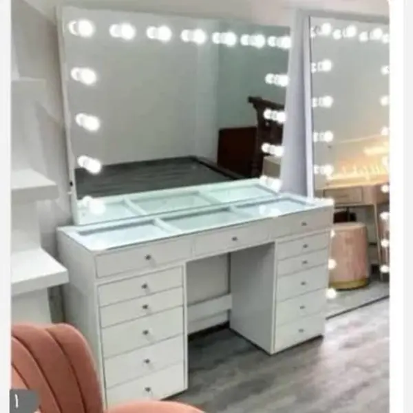 میز آرایشی مدل کیارا 13 کشو تمام ام دی اف - 3