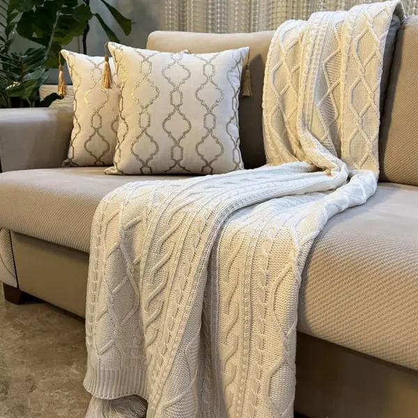 شال مبل و تخت مدل دیانا سایز 174×144 سانتی متر - 2