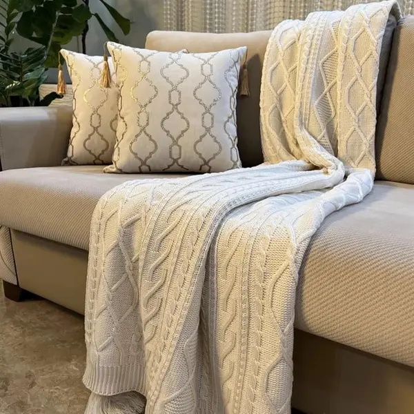 شال مبل و تخت مدل دیانا سایز 174×144 سانتی متر - 4