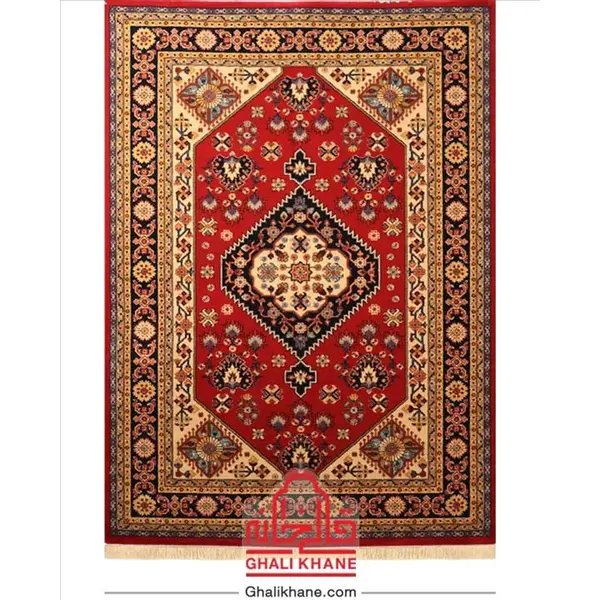 فرش ستاره کویر یزد کلکسیون شاهسون 320 شانه کد SH-B005-5059 - 2