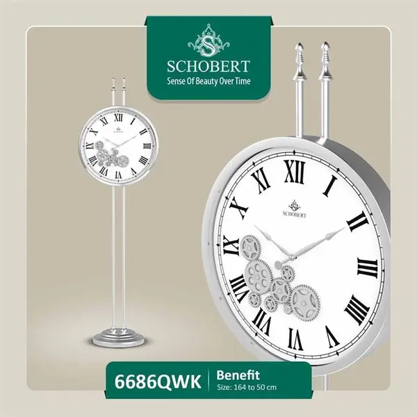ساعت ایستاده شوبرت مدل 6686QWK-SANIKER - 6