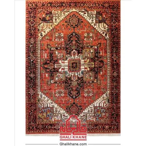 فرش ستاره کویر یزد کلکسیون شاهکار نوین 700 شانه کد YN-N132-2549 - 2