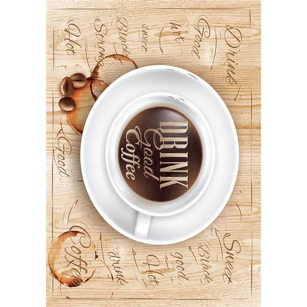فرش آشپزخانه طرح کافی کد AHC-884-1 - 2