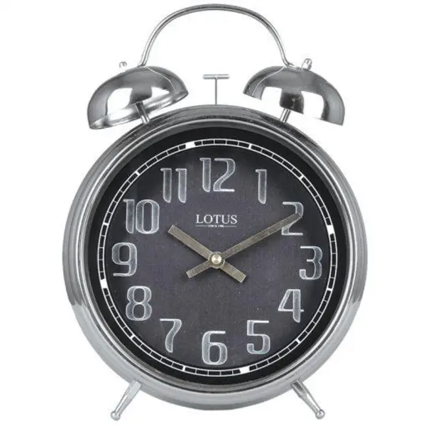 ساعت لوتوس فلزی رومیزی مدل BELMONT-B700-SILVER