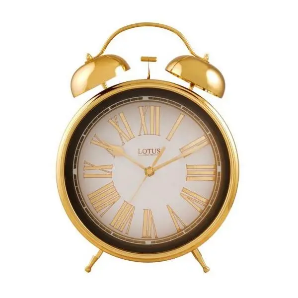 ساعت لوتوس فلزی رومیزی مدل BELMONT-B700-SILVER - 3