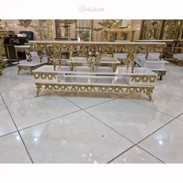 میز تلویزیون برنزی کد honar037 - 2