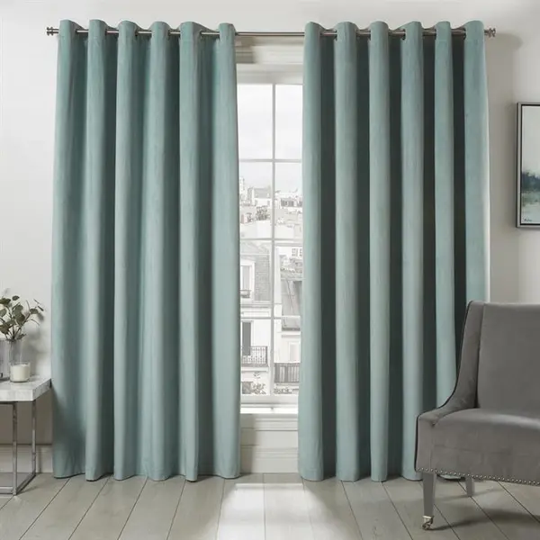 پرده نوین پرده خورشید مدل کتان ملانژ کد NR117 سایز 280‌x140 سانتی متر - 2