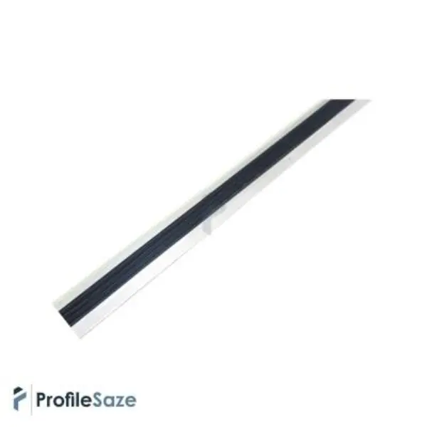 ترمز پله آلومینیومی تخت تک کانال با رویه PVC کد T4-2 - 3