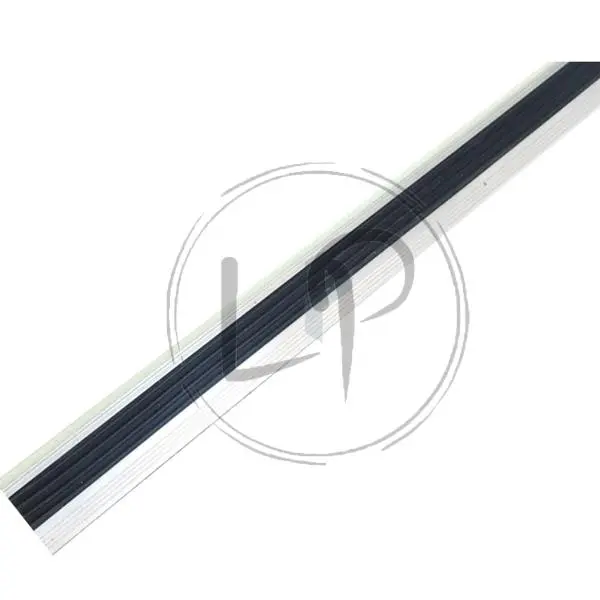 ترمز پله آلومینیومی تخت تک کانال با رویه PVC کد T4-2 - 2