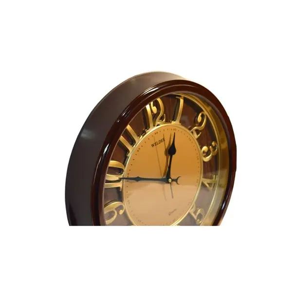 ساعت دیواری ولدر مدل Quartz gold - 4