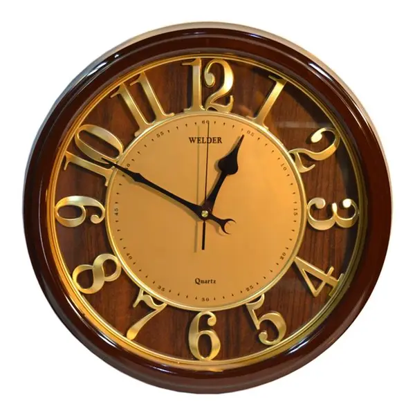 ساعت دیواری ولدر مدل Quartz gold - 2