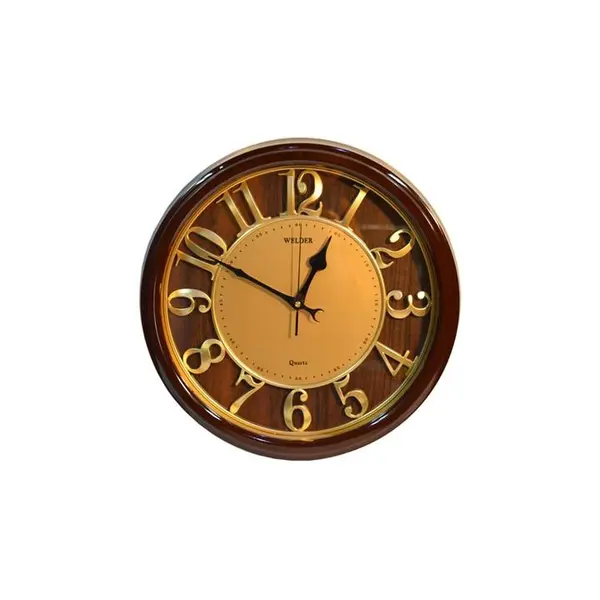 ساعت دیواری ولدر مدل Quartz gold - 5