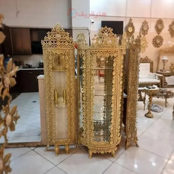 بوفه و ساعت نیم گرد آلیاژ، کار شکیل و شیک و با کیفیت با رنگ ثابت - 3