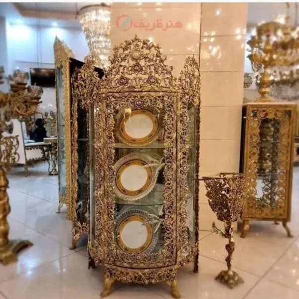 مینی بوفه جدید مدل گل سرخ جنس آلیاژ و طراحی بسیار عالی و کیفیت - 3