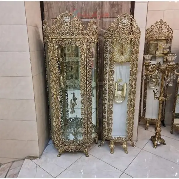 بوفه و ساعت طرح گل سرخ آلومیینیومی، بسیار شیک و نفیس - 2