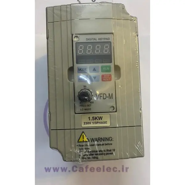 اینورتر تک فاز 1.5 کیلو وات (2 اسب بخار) سری M دلتا (delta) مدل VFD015M21 - 5
