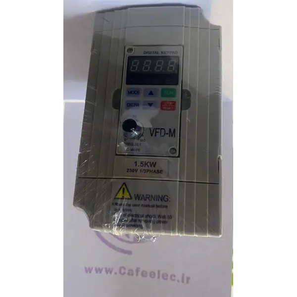 اینورتر تک فاز 1.5 کیلو وات (2 اسب بخار) سری M دلتا (delta) مدل VFD015M21 - 2