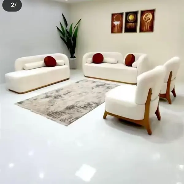مبل راحتی 8 نفره شاهان دکور مدل مینیمال کد 02 - 2
