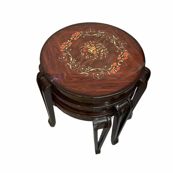 میز عسلی مدل AA01 مجموعه سه عددی - 2