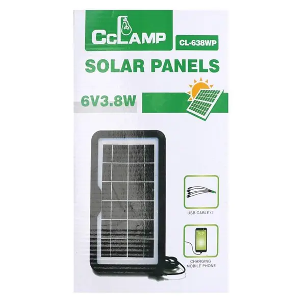 پنل خورشیدی سی سی لامپ مدل cl-638wp - 6