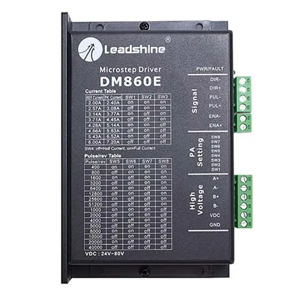 درایور استپ موتور DM860E مدل لیدشاین دو فاز 4 سیم جریان 7.2 آمپر - 2