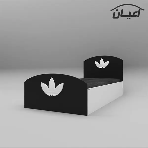 تخت خواب یک نفره اعیان مدل FH458 طرح اسپرت سایز 90x200 سانتی متر - 3