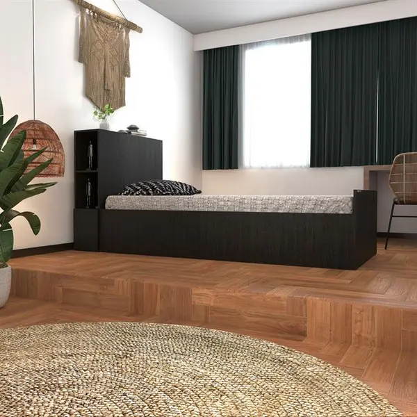 تخت خواب یکنفره اعیان مدل FH553 سایز 120x200 سانتی متر - 2