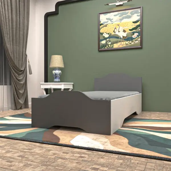 تخت خواب یکنفره اعیان مدل FH597 سایز 90x200 سانتی متر - 3