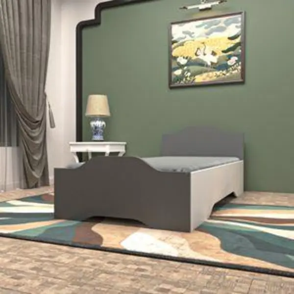 تخت خواب یکنفره اعیان مدل FH597 سایز 90x200 سانتی متر - 2