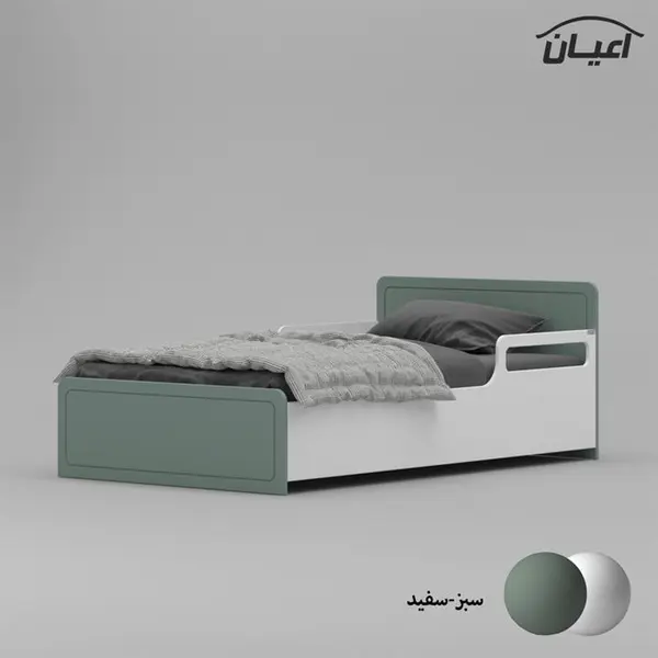 تخت خواب یک نفره اعیان مدل FH772 سایز 120x200 سانتی متر - 6