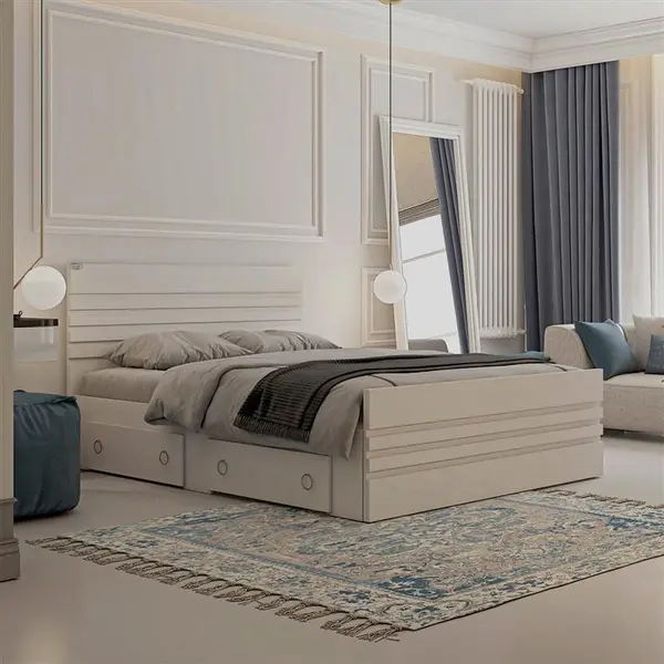 تخت خواب ملامینه نوجوان اعیان مدل FH935 سایز 80x180 سانتی متر - 2