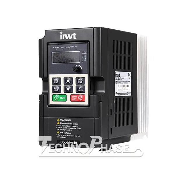 اینورتر اینوت INVT تکفاز 2.2kw مدل GD10-2R2G-S2-B